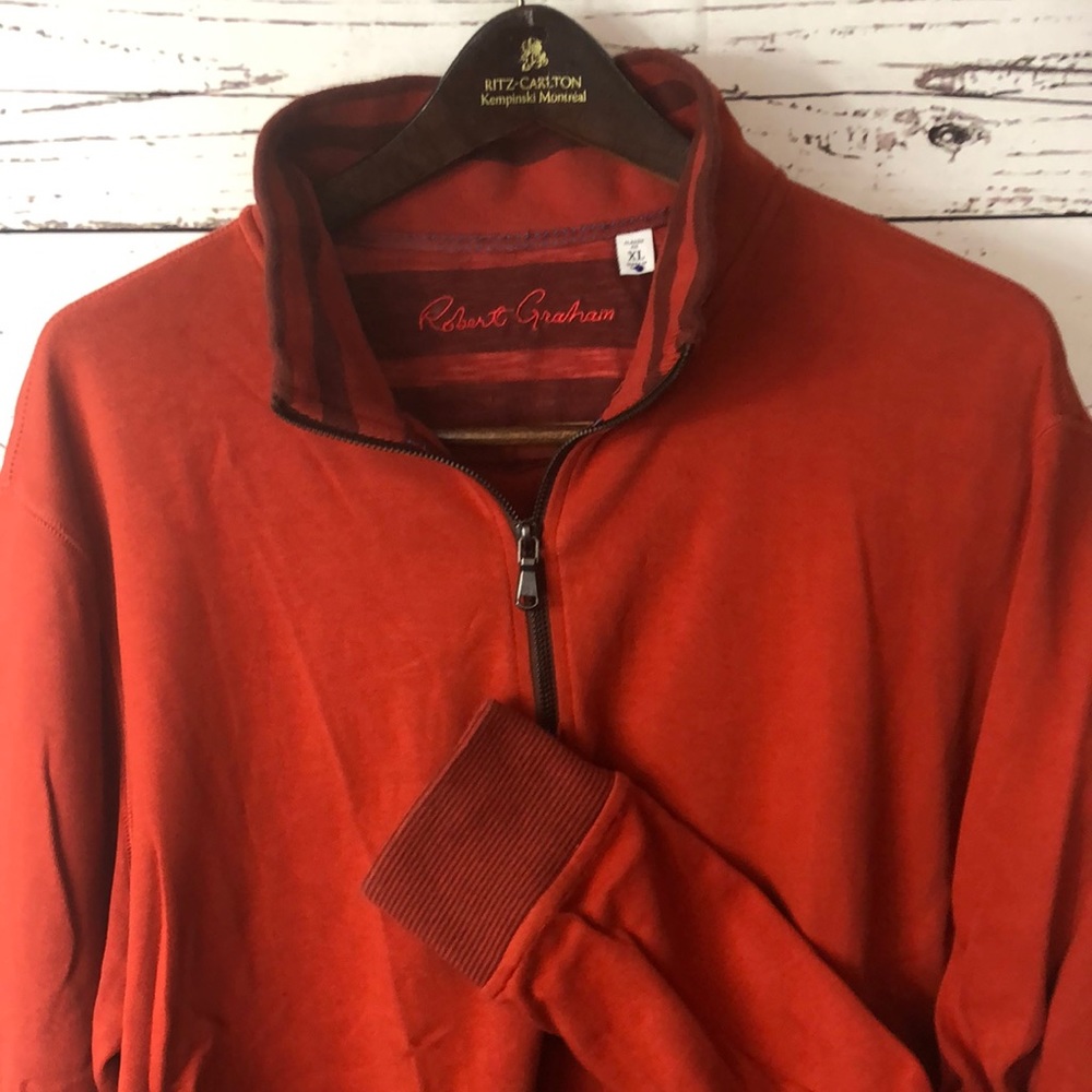 Robert Graham men’s quarter zip pull over